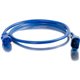 C2G 4ft 18AWG Power Cord (IEC320C14 to IEC320C13) - Blue - For PDU, Switch, Server - 250 V AC10 A - Blue - 4 ft Cord Length - 1