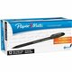 Paper Mate ComfortMate Triangular Ink Pens - Medium Pen Point - Black - Black Rubber Barrel - 1 Dozen