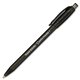 Paper Mate Comfort Mate Retractable Pens - Fine Pen Point - Retractable - Black - Rubber Barrel - 1 Dozen