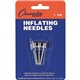 Champion Sports Inflating Needles Retail Pack - for Inflator - Nickel Plated - Silver