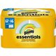 Bounty Essentials Select-A-Size Paper Towels - 12 Big Rolls  16 Regular - 2 Ply - 83 Sheets/Roll - White - For Kitchen - 12 / Ca