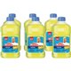 Mr. Clean Antibacterial Cleaner - 45 fl oz (1.4 quart) - Summer Citrus, Lemon Scent - 6 / Carton - Antibacterial, Freshen - Yell