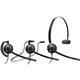 Plantronics HW540 EncorePro Convertible Headset - Mono - Wired - Over-the-head - Monaural - Supra-aural - Black