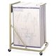 Safco Mobile Cart - 240 lb Capacity - Steel - x 27" Width x 37.5" Depth x 61.6" Height - Sand - 1 Each
