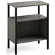 Safco Simple Storage Unit - 23.5" x 14"29.5" , 0.8" Top, 21" x 11"12.8" Shelf, 21"8.3" Top Opening - Material: Steel, Melamine L