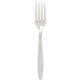 Solo Extra Heavyweight Cutlery - 1 Piece(s) - 1000/Carton - Fork - 1 x Fork - Textured - Clear