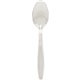 Solo Extra Heavyweight Cutlery - 1000/Carton - Teaspoon - 1 x Teaspoon - Breakroom - Disposable - Textured - Clear