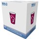 Solo 16 oz Bistro Design Hot Cups - 300 / Carton - Maroon - Poly Paper - Hot Drink, Coffee, Tea, Cocoa