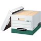 Bankers Box R-Kive File Storage Box - Internal Dimensions: 12" Width x 15" Depth x 10" Height - External Dimensions: 12.8" Width