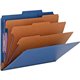Smead SafeSHIELD 2/5 Tab Cut Letter Recycled Classification Folder - 8 1/2" x 11" - 3" Expansion - 2 x 2S Fastener(s) - 2" Faste
