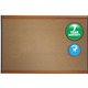 Quartet Prestige Bulletin Board - 48" Height x 72" Width - Brown Cork Surface - Self-healing, Durable - Light Cherry Frame - 1 E