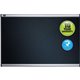 Quartet Prestige Embossed Foam Bulletin Board - 36" Height x 48" Width - Black Foam Surface - Self-healing - Silver Aluminum Fra