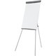 Quartet Whiteboard/Flip-chart Presentation Easel - 24" (2 ft) Width x 36" (3 ft) Height - White Melamine Surface - Gray Frame - 
