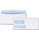 Quality Park No. 9 Double Window Security Tint Envelopes - Double Window - 9 - 3 7/8" Width x 8 7/8" Length - 24 lb - Gummed - W