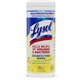 Lysol Lemon/Lime Disinfect Wipes - For Kitchen, Toilet, Sink, Tub, Floor, Cabinet, Stove Top, Wood - Lemon & Lime Blossom Scent 