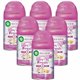 Air Wick Freshmatic Life Scents Refill - Spray - 6.2 fl oz (0.2 quart) - Summer Delights - 60 Day - 6 / Carton - Wall Mountable,