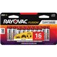 Rayovac Fusion Advanced Alkaline AA Batteries - For Multipurpose - AA - 1.5 V DC - 16 / Pack