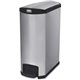 Rubbermaid Commercial Slim Jim 24G End Step Container - 24 gal Capacity - 32.8" Height x 13.1" Width - Stainless Steel, Poly - B