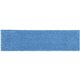 Rubbermaid Commercial Adaptable Flat Mop Microfiber Pad - 19.5" Length x 5.5" Depth - MicroFiber - Blue - 1Each