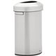 Rubbermaid Commercial Refine Half-Round Waste Container - 16 gal Capacity - Half-round - Ergonomic Handle, Non-skid, Fingerprint