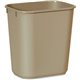 Rubbermaid Commercial 13 QT Standard Deskside Wastebasket - 3.25 gal Capacity - Rectangular - Durable, Dent Resistant, Rust Resi