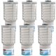 Rubbermaid Commercial TCell Odor Control Dispenser Refills - 6000 ft³ - 1.6 fl oz (0.1 quart) - Blue Splash - 90 Day - 6 / Carto