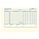 Rediform Daily Time Clock Cards - 100 Sheet(s) - Gummed - 1 Part - 4.25" x 7" Sheet Size - White - Manila Sheet(s) - 1 / Pad