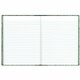 Rediform Center Sewn Lab Notebook - 96 Sheets - Sewn - 7 1/8" x 10 1/8" - White Paper - Green Marble Cover - Recycled - 1 Each