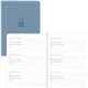 Rediform Password Notebook - 64 Pages - Sewn - 0.40" x 3.5" x 5" - Light Blue Cover - Compact, Flexible Cover, Note Section - Re