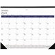 Blueline DuraGlobe Monthly Desk Pad Calendar - Julian Dates - Monthly - 12 Month - January 2024 - December 2024 - 1 Month Single