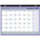 Brownline Monthly Desk/Wall Calendar - Julian Dates - Monthly - 12 Month - January 2024 - December 2024 - 1 Month Single Page La