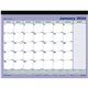 Blueline Magnetic Monthly Desk Pad - Monthly - 12 Month - January 2024 - December 2024 - 1 Month Single Page Layout - Twin Wire 