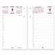 Brownline Daily Calendar Pad Refill - Daily - 1 Year - January 2024 - December 2024 - 7:00 AM to 6:30 PM - Half-hourly - 1 Day D