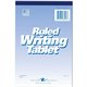 Roaring Spring Ruled Writing Tablets - 100 Sheets - Glued/Tapebound - 15 lb Basis Weight - 6" x 9" - White Paper - WhiteChipboar