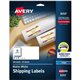 Avery White Shipping Labels, Sure Feed Technology, Permanent Adhesive, 2" x 4" , 200 Labels (8253) - Avery White Shipping Labels