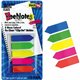 Redi-Tag Plain Write-on Arrow Flags in Holder - 25 x Neon Blue, 25 x Lime, 25 x Lemon, 25 x Pink, 25 x Tangerine - 0.46" x 1.75"