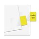 Redi-Tag Standard Size Page Flags - 50 x Yellow - 1" x 1.69" - Rectangle - Yellow - Removable, Self-adhesive - 50 / Pack