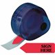 Redi-Tag Sign Here Removable Flags In Dispenser - 1.88" x 0.56" - Arrow - "SIGN HERE" - Red - Removable, Self-adhesive - 120 / P
