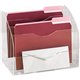 Rubbermaid Optimizers 2-Way Organizer - 13.6" Height x 8.8" Width x 10.4" DepthFloor, Desktop - Clear - 1 Each
