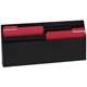 Rubbermaid 6-Pocket Desk/Wall Organizer - 6 Pocket(s) - 3 Tier(s) - 11.5" Height x 26.4" Width x 3.6" DepthDesktop - Black - Pla