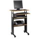 Safco Muv Stand-up Adjustable Height Desk - For - Table TopRectangle Top - Adjustable Height - 35" to 49" , 1" , 1" , 14" , 14" 