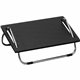 Safco Adjustable Footrests - 5" Adjustable Height - Black, Silver