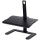 Safco Adjustable-Height Footrest - 3.50" - 16" Adjustable Height - Black