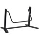 Safco Dynamic Footrest with Swing Bar - Black - Steel