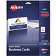 Avery Sure Feed Business Cards - 97 Brightness - A8 - 2" x 3 1/2" - Matte - 250 / Pack - Perforated, Heavyweight, Smooth Edge - 