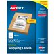 Avery Printable Blank Shipping Labels, 5.5" x 8.5" , White, 200 Labels, Inkjet Printer, Permanent Adhesive (8426) - Avery Printa