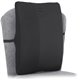Safco Remedease Full Height Backrest - Strap Mount - Black