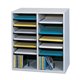 Safco Adjustable Shelves Literature Organizers - 16 Compartment(s) - Compartment Size 2.50" x 9" x 11.50" - 21.1" Height x 19.5"