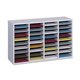 Safco Adjustable Shelves Literature Organizers - 36 Compartment(s) - Compartment Size 2.50" x 9" x 11.50" - 24" Height x 39.4" W