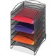 Safco 6-Compartment Mesh Desktop Organizer - 6 Compartment(s) - Compartment Size 1.75" x 9.50" x 12.25" - 15.3" Height x 10.3" W